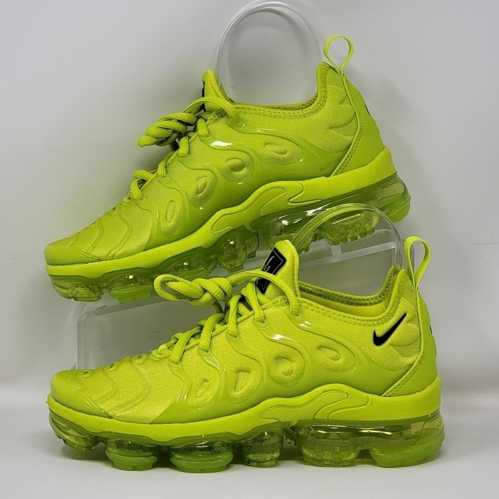 Nike VaporMax Plus Tennis Ball Neon Green DX1784-300 Women's Size Multi New - Picture 2 of 10